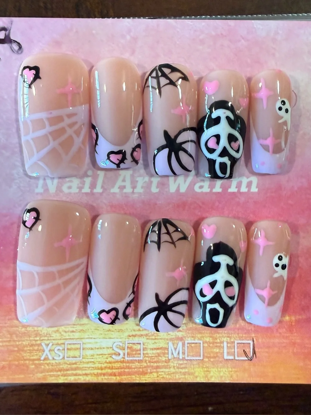 Halloween Press On Nails, Large
